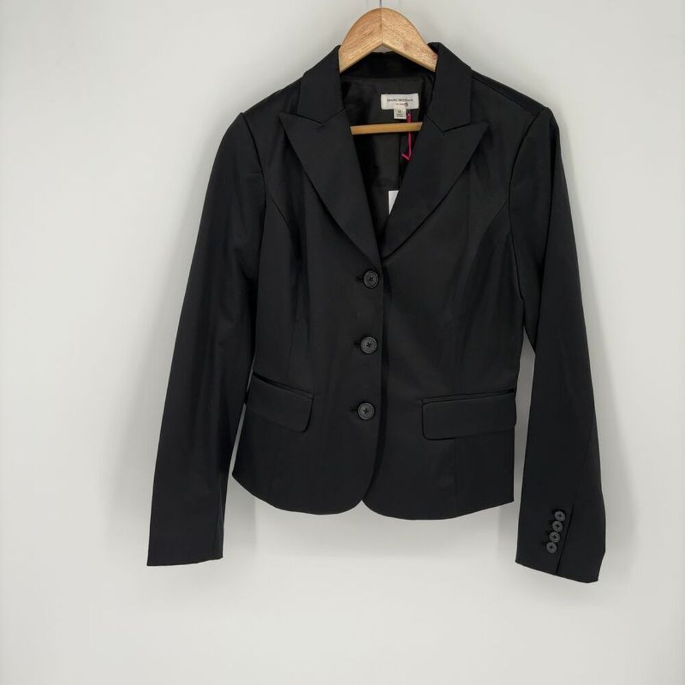 Isaac Mizrahi New York Black Satin Suit
